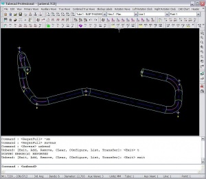 Unbent tube transferred to main memory Layout coordinates
