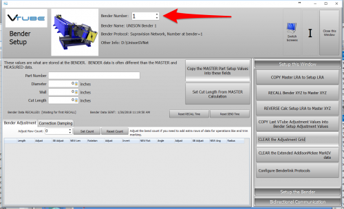 VTube-LASER UNISON Bender Setup Bend Number.png