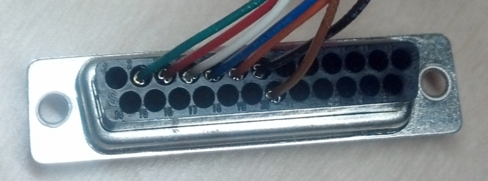 RJ45-DB25 Crossover Pinout - ATTWiki